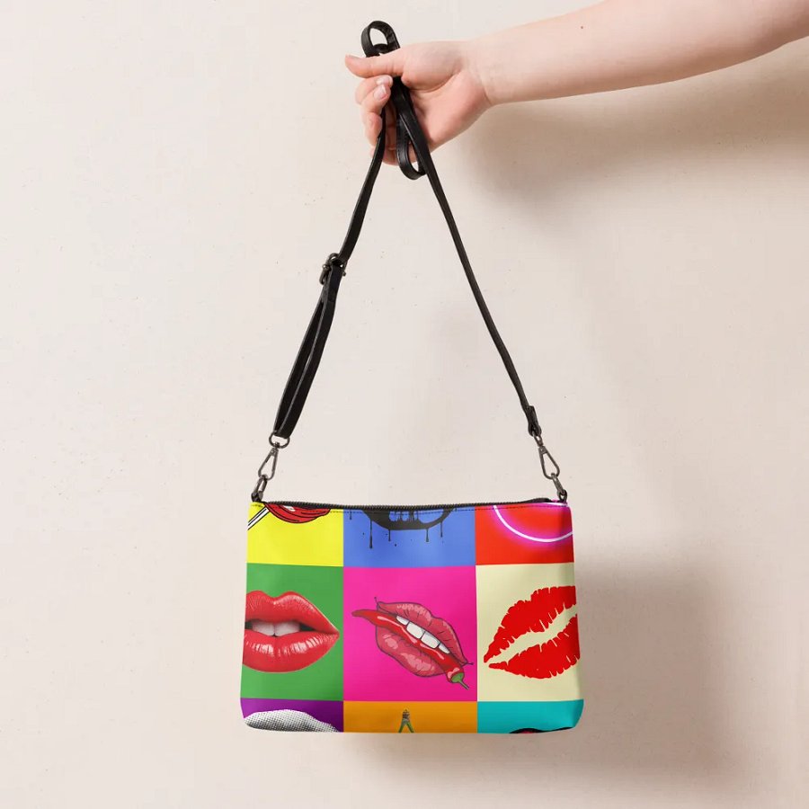 Luscious Lips and Cherries Crossbody Bag product image (7)