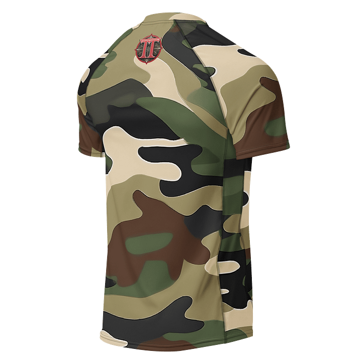 Men's Short Sleeve Rash Guard camo product image (2)
