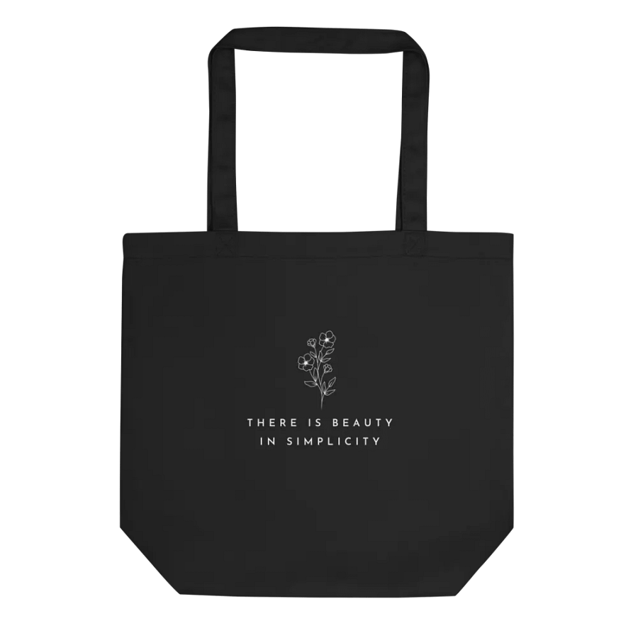 'Beauty In Simplicity' Eco-Friendly Tote Bag product image (1)