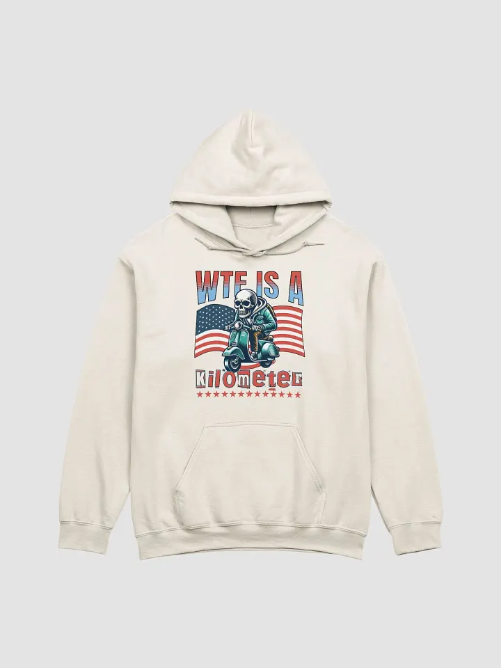 WTF Is A Kilometer? Skeleton Scooter Hoodie product image (15)