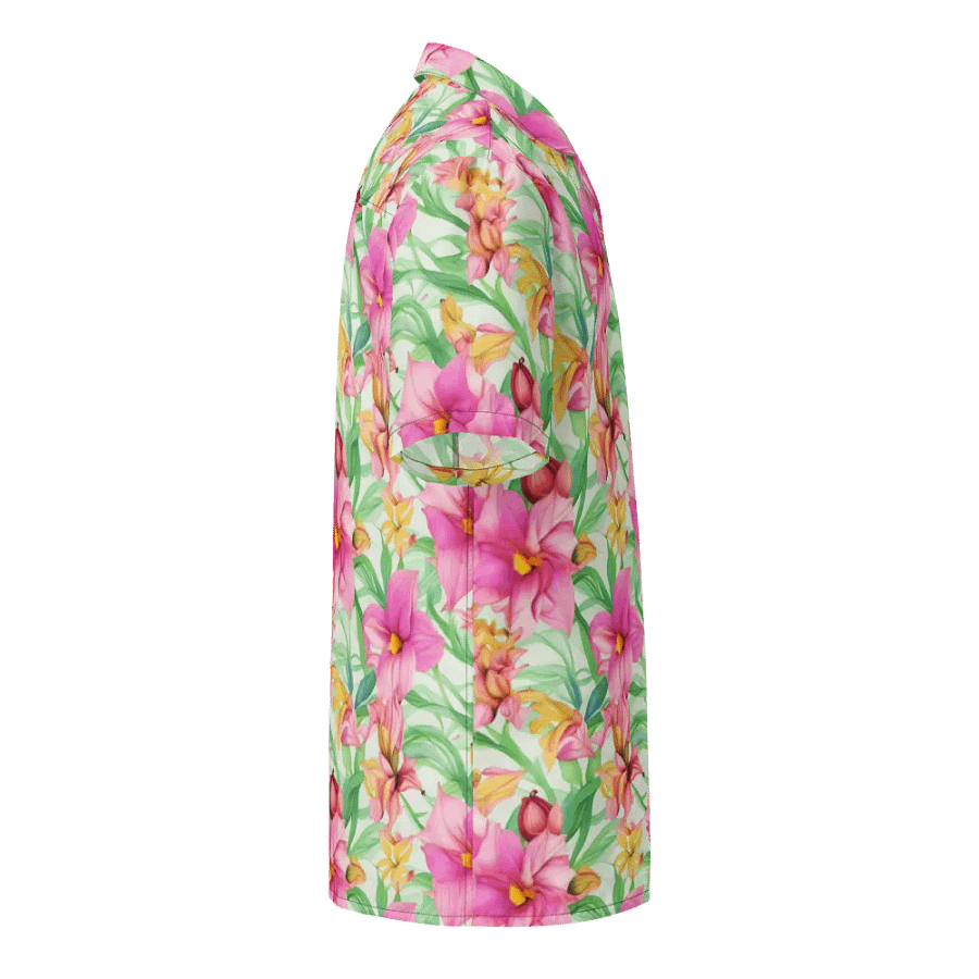 Floral Pattern Naupaka Flowers Hawaiian Shirt product image (4)