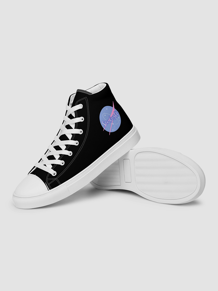 Black Starbright The Band Women's High Top Canvas Shoes product image (11)