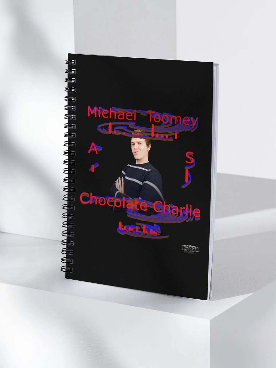 Michael Toomey As Chocolate Charlie 00 - Black Spiral Notebook product image (4)