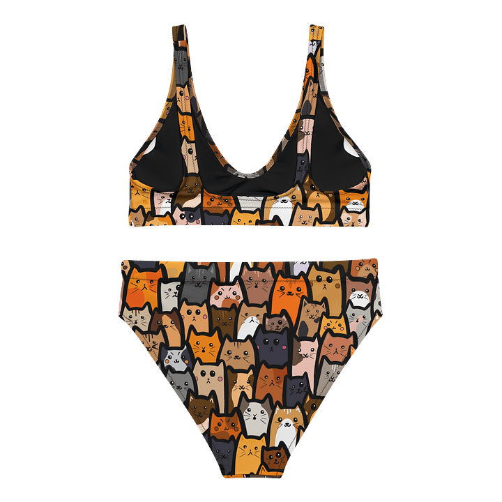 "Cats" High Waisted Bikini product image (2)