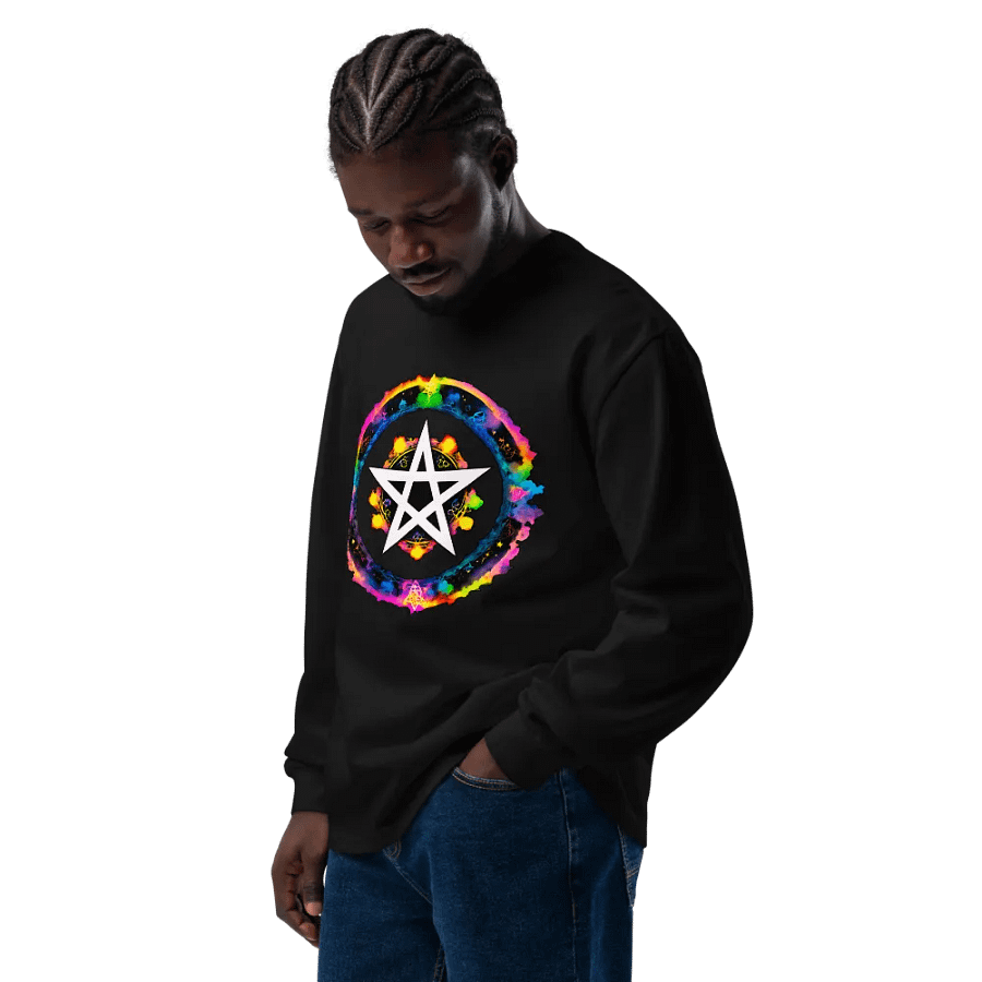 [Pentagram] Unisex Premium Heavyweight Long Sleeve Shirt product image (4)
