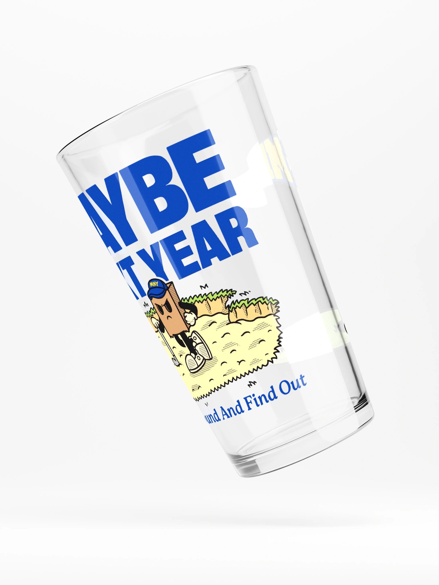 Play A Round & Find Out Pint Glass product image (5)