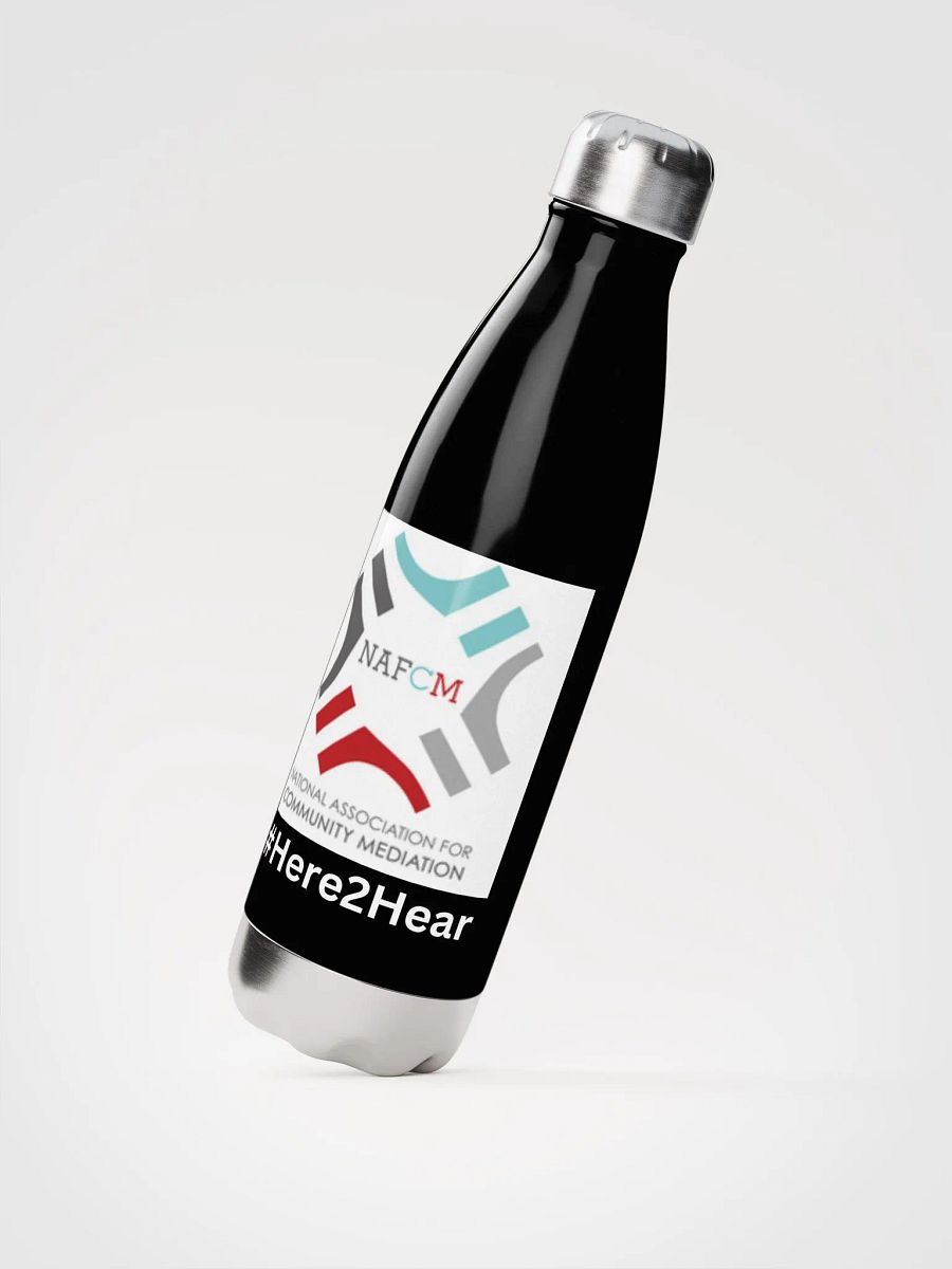 NAFCM Logo Stainless Steel Water Bottle product image (2)