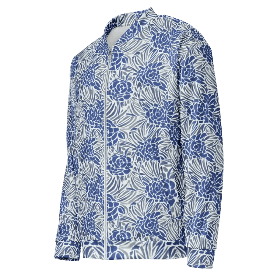 Blue Roses Bomber Jacket product image (3)