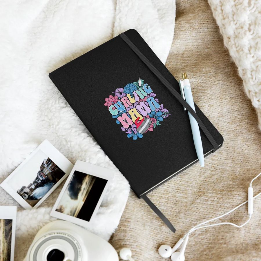 Curling Mama Floral Hardcover Notebook product image (9)