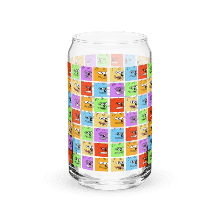 CTM Throwback Bear Tribute Can Glass product image (2)