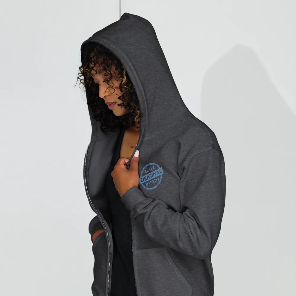 zip hoodie w/arched logo product image (6)