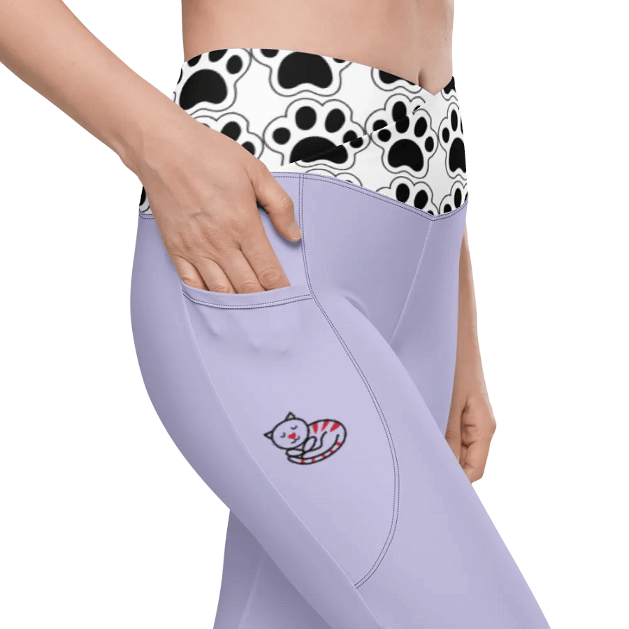 Chibi Cat Girls All-Over Print Leggings product image (10)