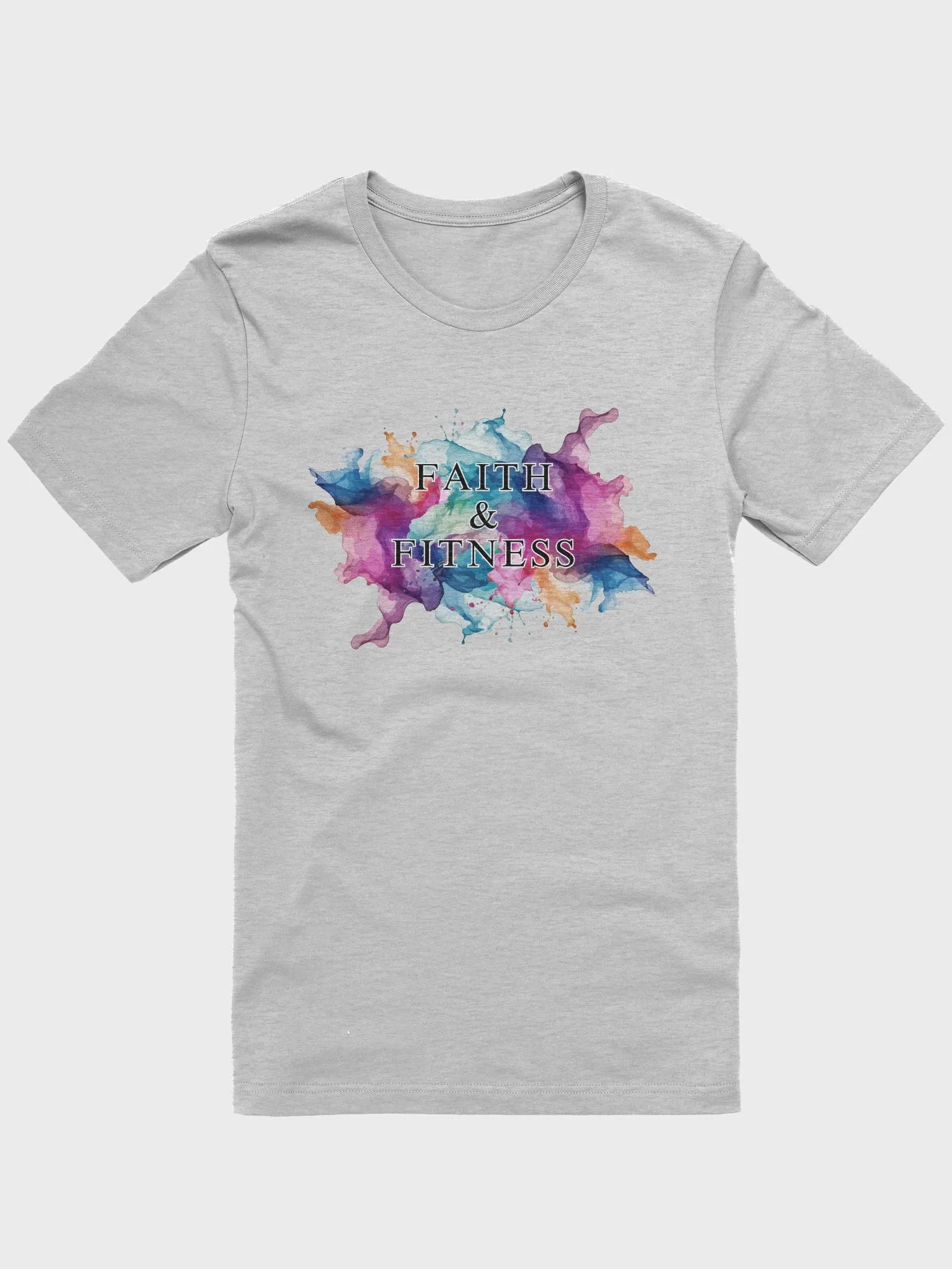 Faith & Fitness Christian Workout -Motivational T-Shirt product image (6)