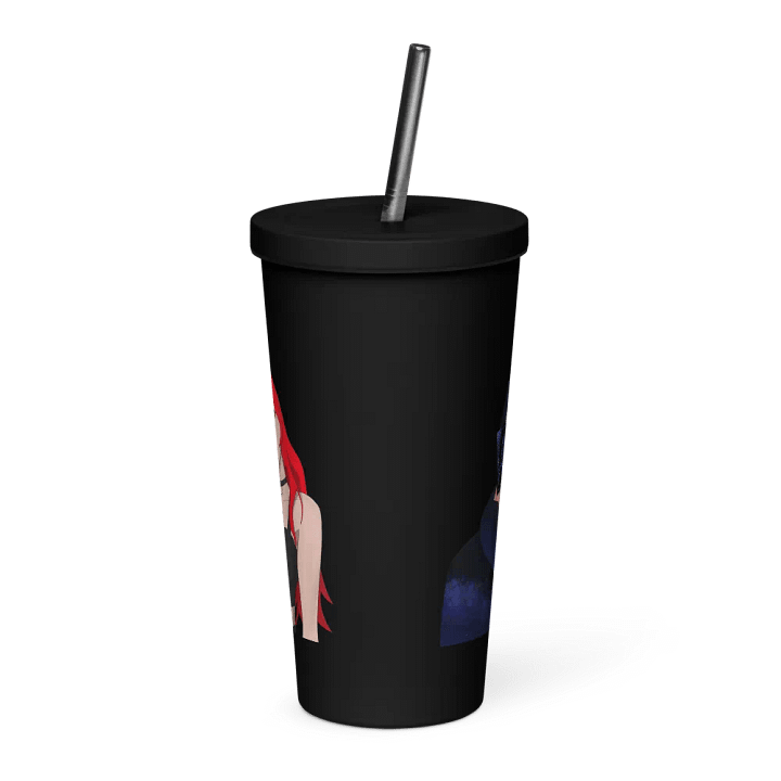Tarot JustJihye and GlitchedAstral Emperor and Empress Insulated Tumbler product image (1)