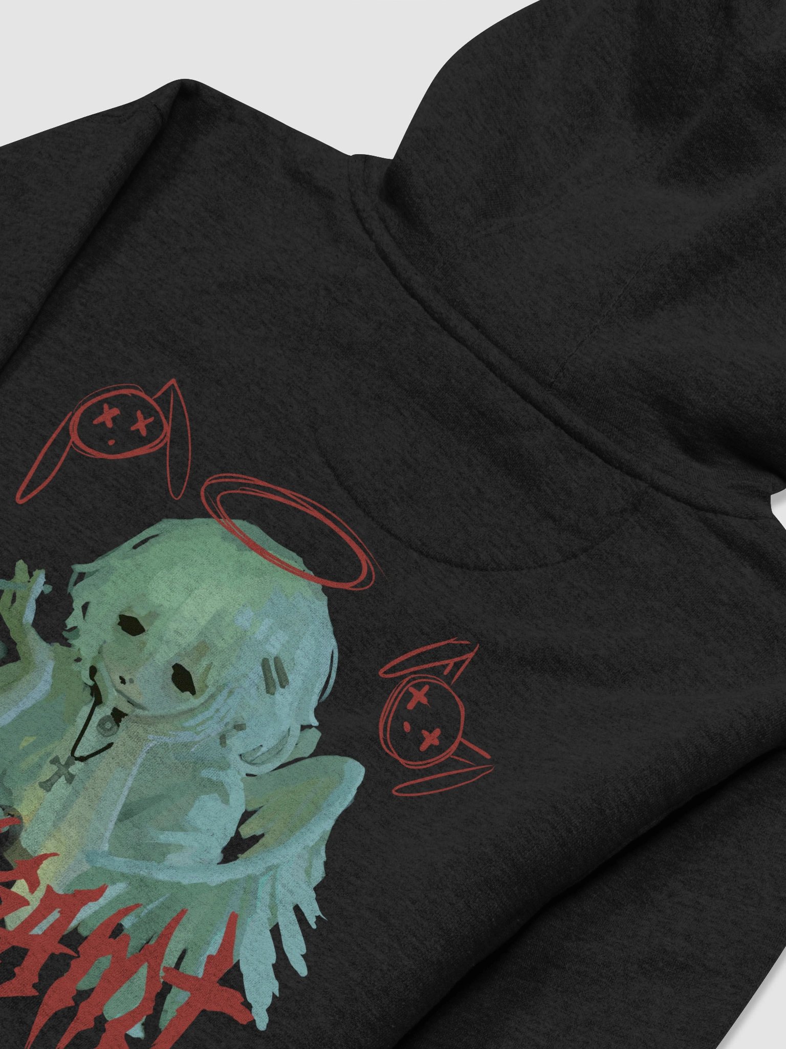 bunny angel hoodie product image (4)