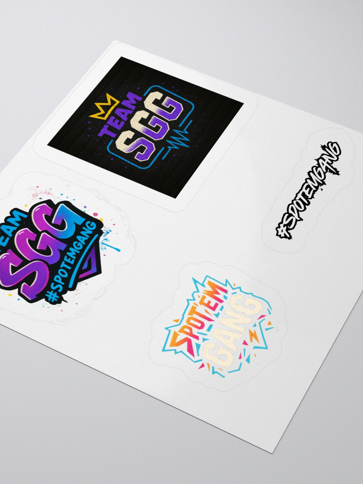 Spot'em Gang Vinyl Kiss Cut Stickers (Set 2) product image (7)