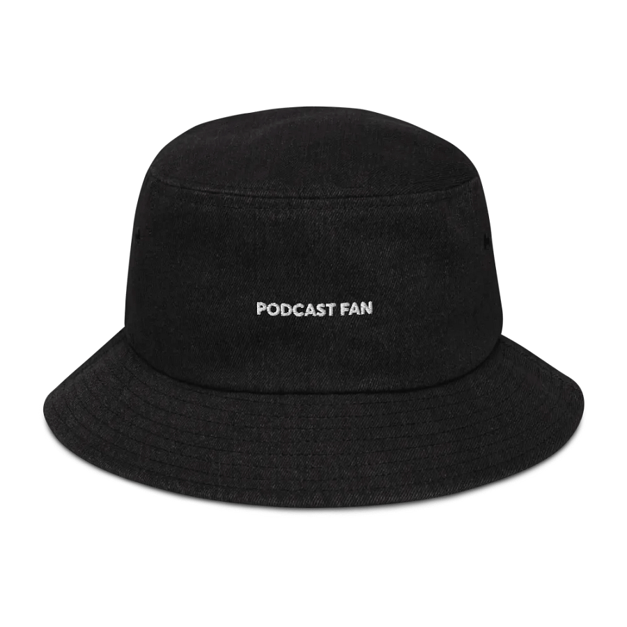 Podcast Fan Denim Bucket Hat product image (1)