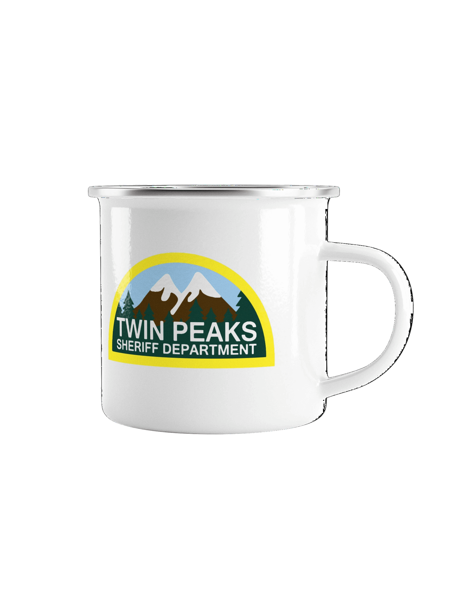 SHERIFF ENAMEL MUG product image (1)