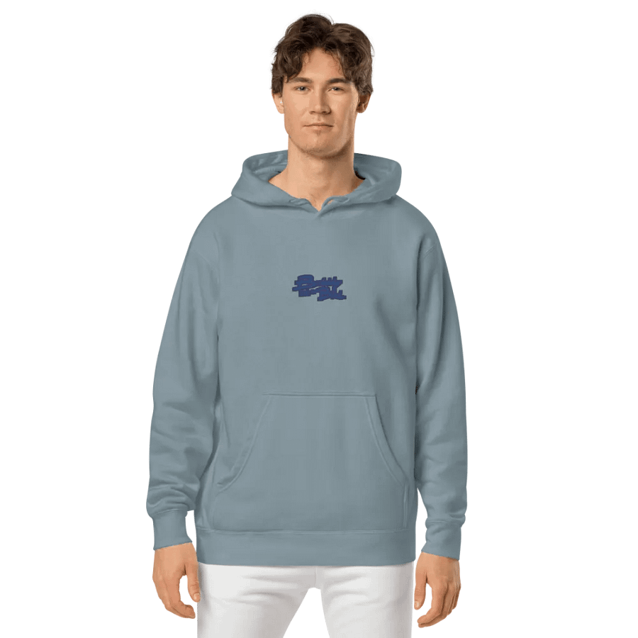 Bubbly and a B*tch (C. lake design) embroidered pigment-dyed hoodie product image (3)