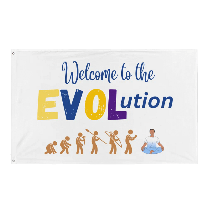 EVOLutionary Meditation Flag product image (1)