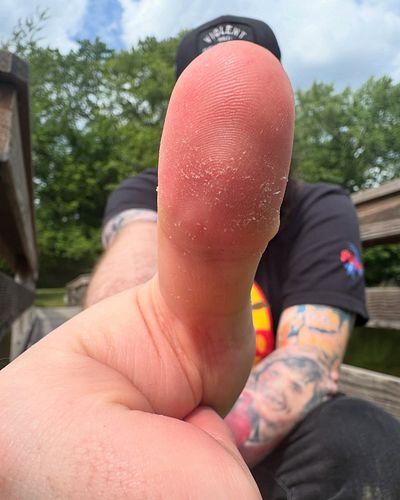 A sign of a good day. Happy I got to spend a day outside with the wifey #fishing #outdoors #irl