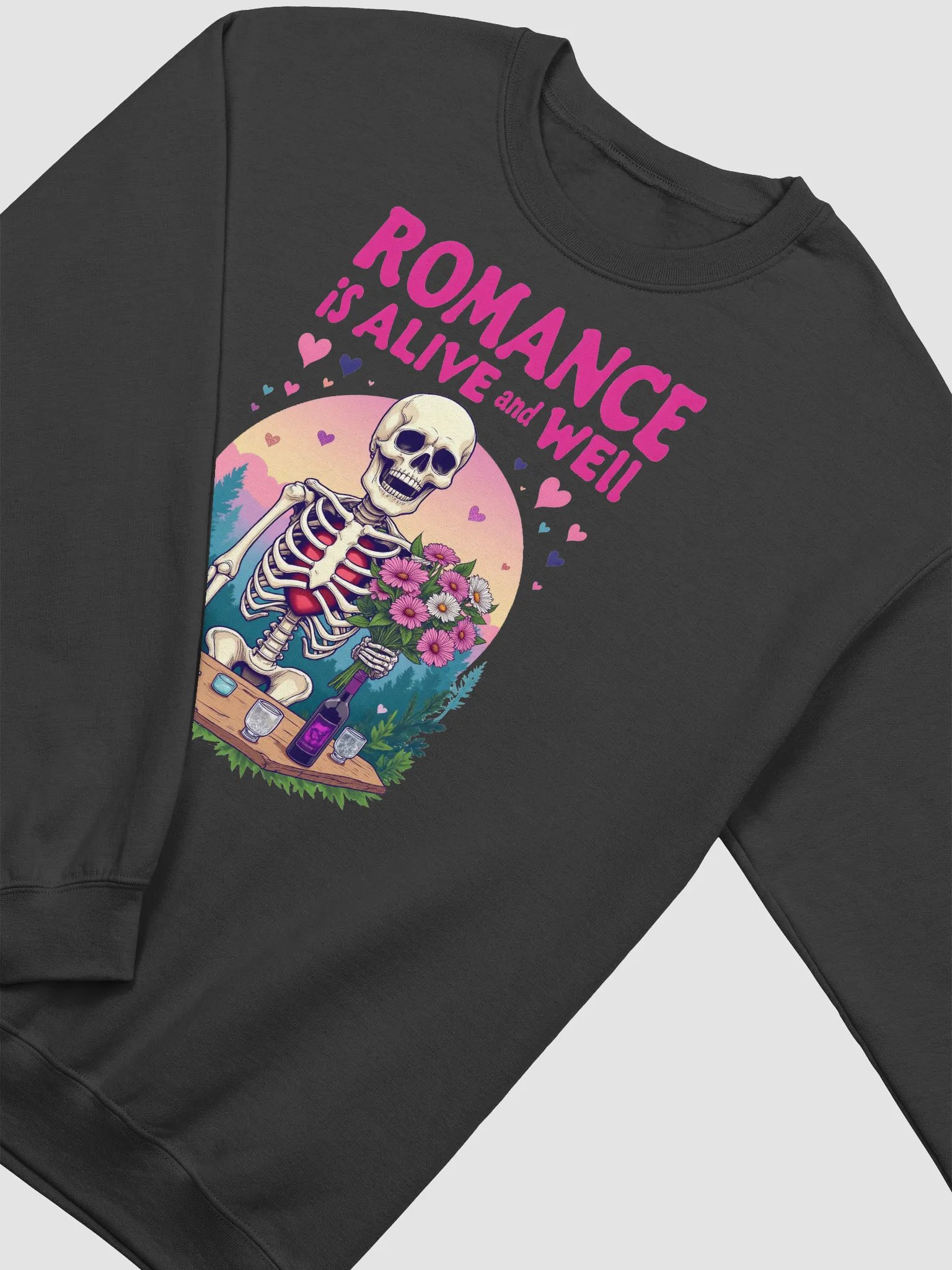 Skeleton Romance Crewneck Sweatshirt product image (13)