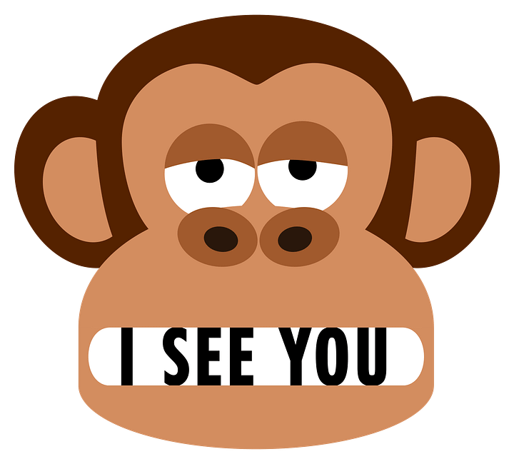 Bored Monkey Can See You T-Shirt product image (2)