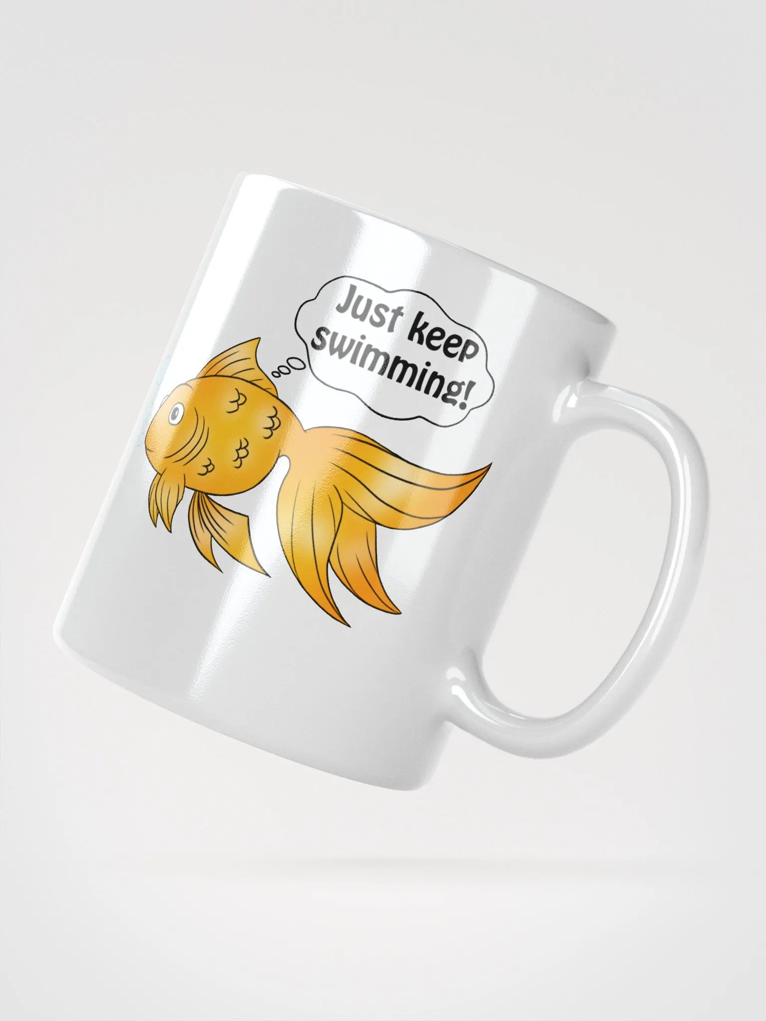 Goldfish White Glossy Mug product image (3)