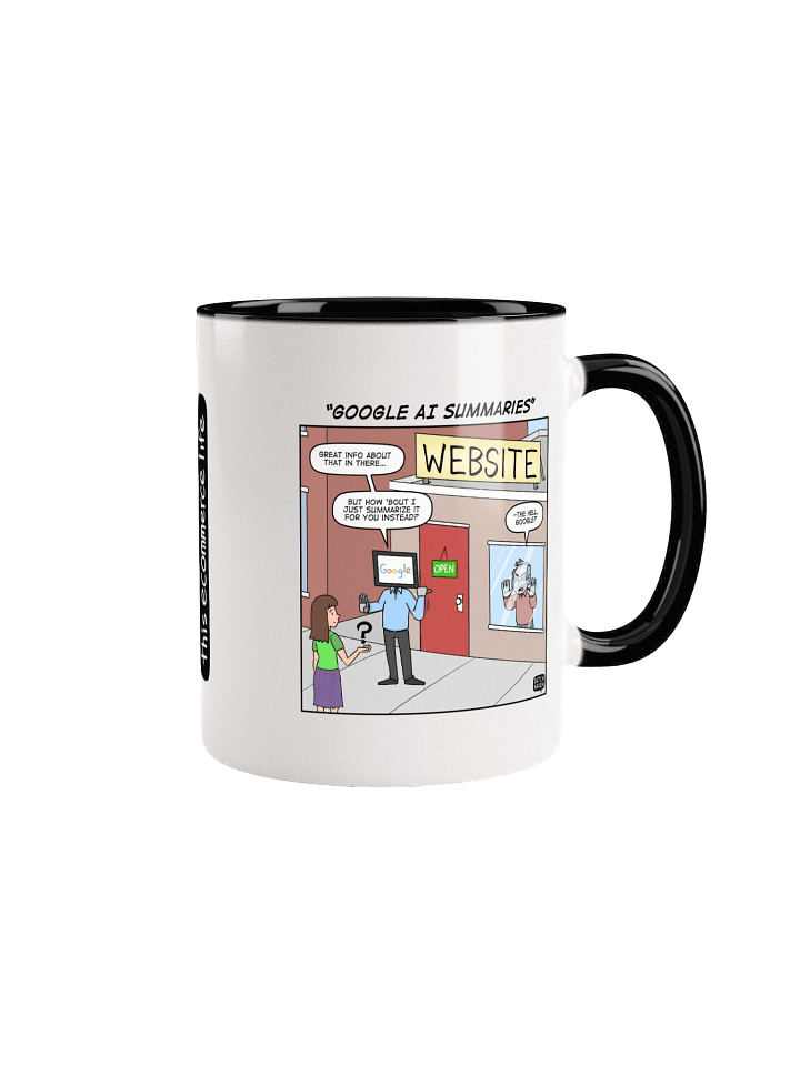 "Google AI summaries" mug product image (1)