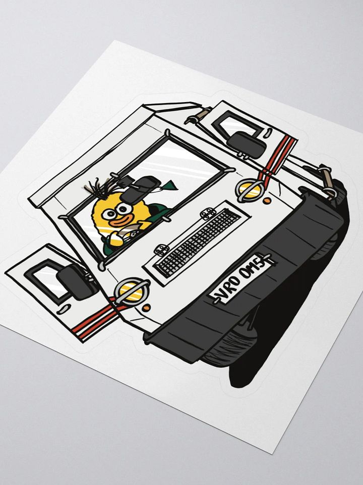 Big wheelie in his van sticker! product image (4)
