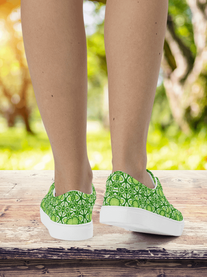 Symmetric Green Dream Lace-Ups product image (2)