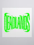 Deadlands Slime Green Stickers product image (2)