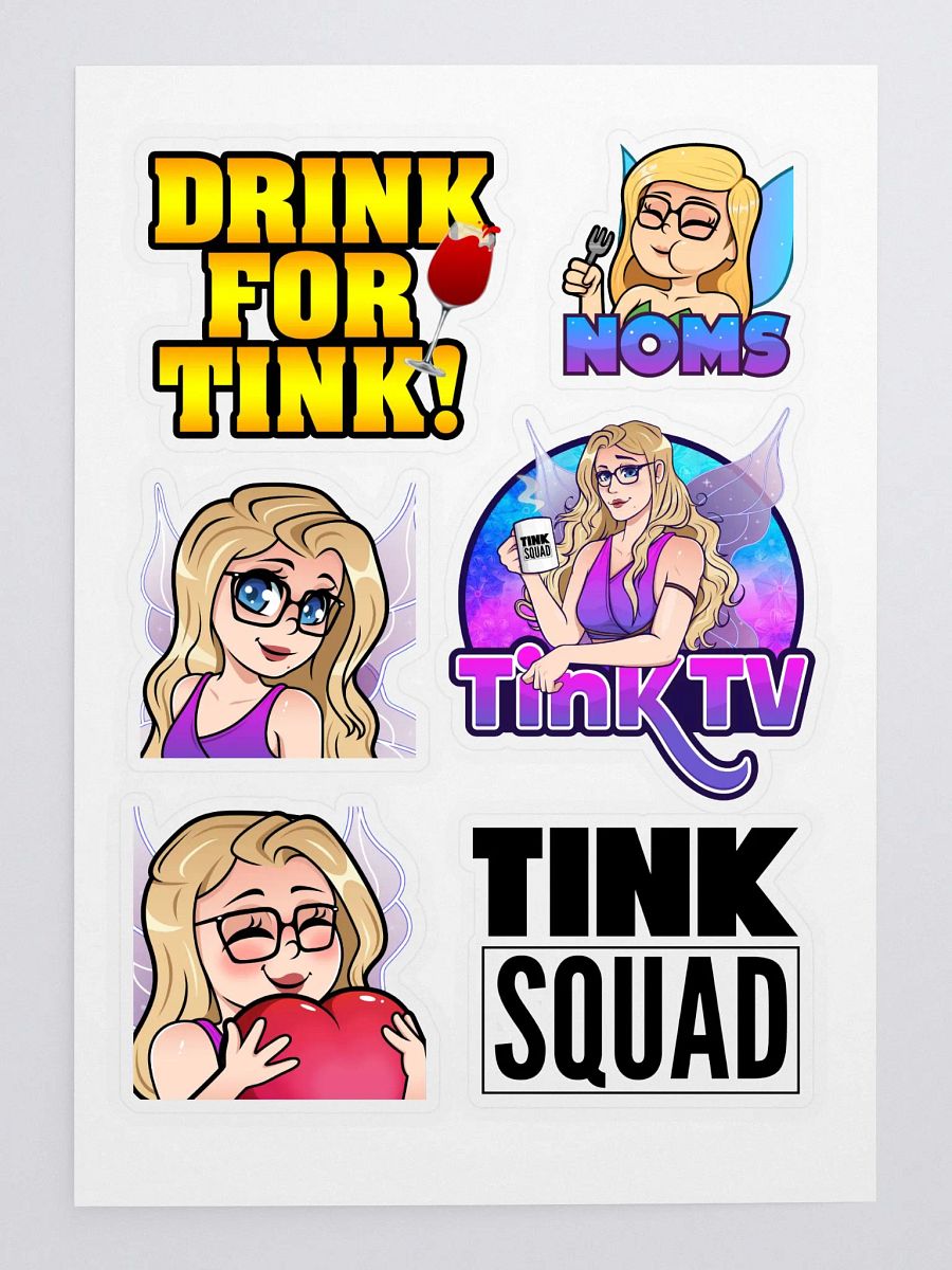 TinkTV Sticker Sheet product image (3)