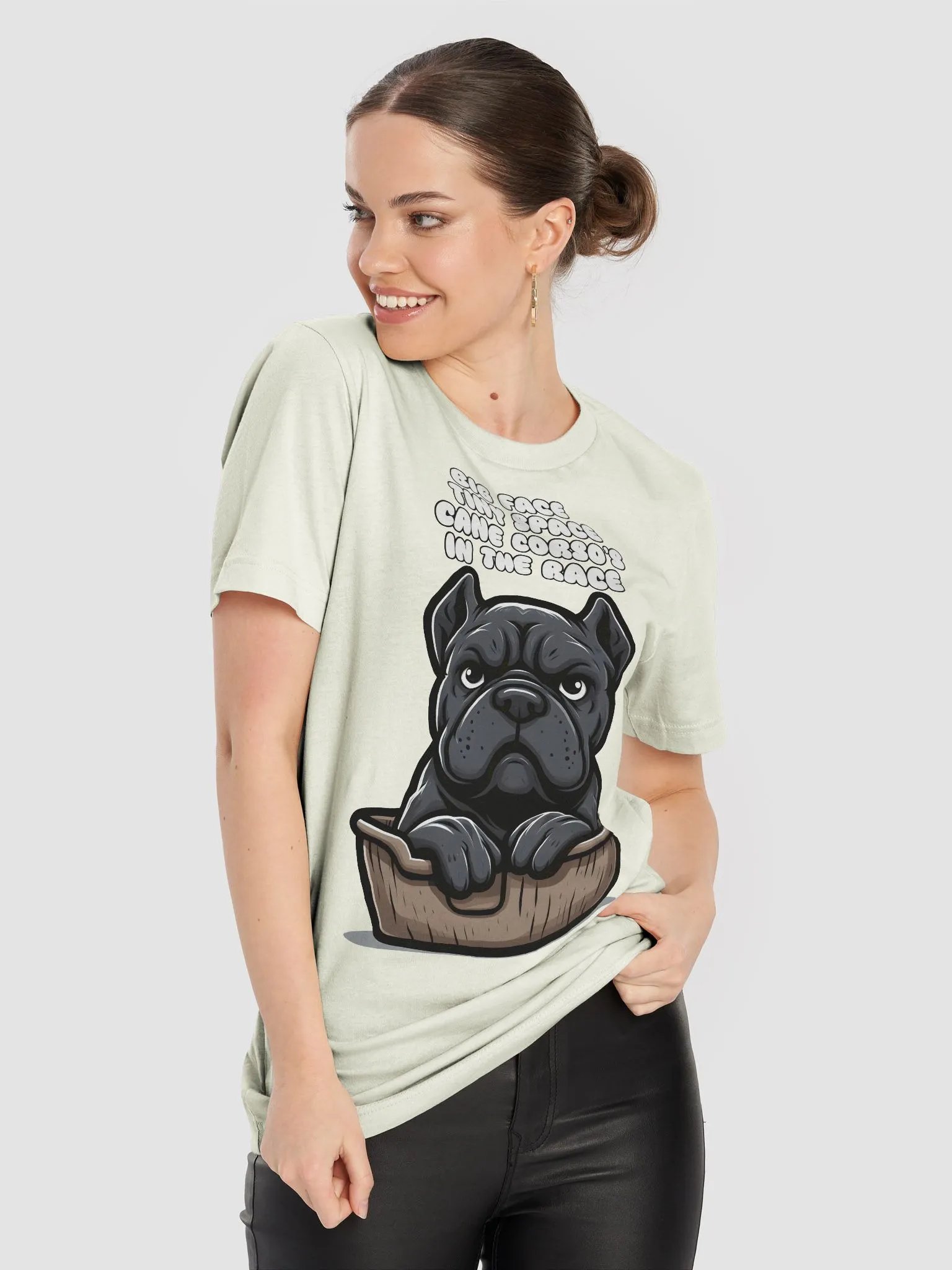 Big Face, Tiny Space: Cane Corso’s in the Race t-shirt product image (6)