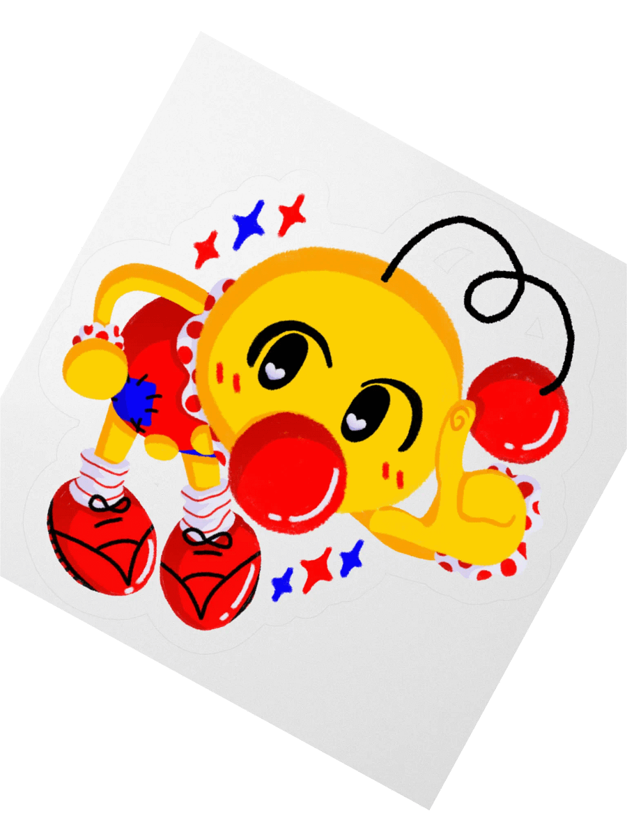 Boyoyoing Point Sparkles Flat Sticker product image (2)