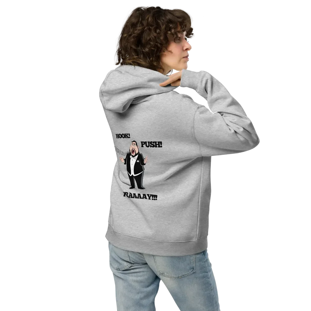 Premium Oversized Hoodie - "HOOK! PUSH! PRAY! product image (12)