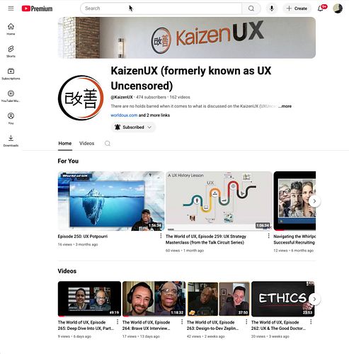 In an attempt to obtain access to more YouTube features, The KaizenUX Channel is currently engaging in a subscription drive. ...