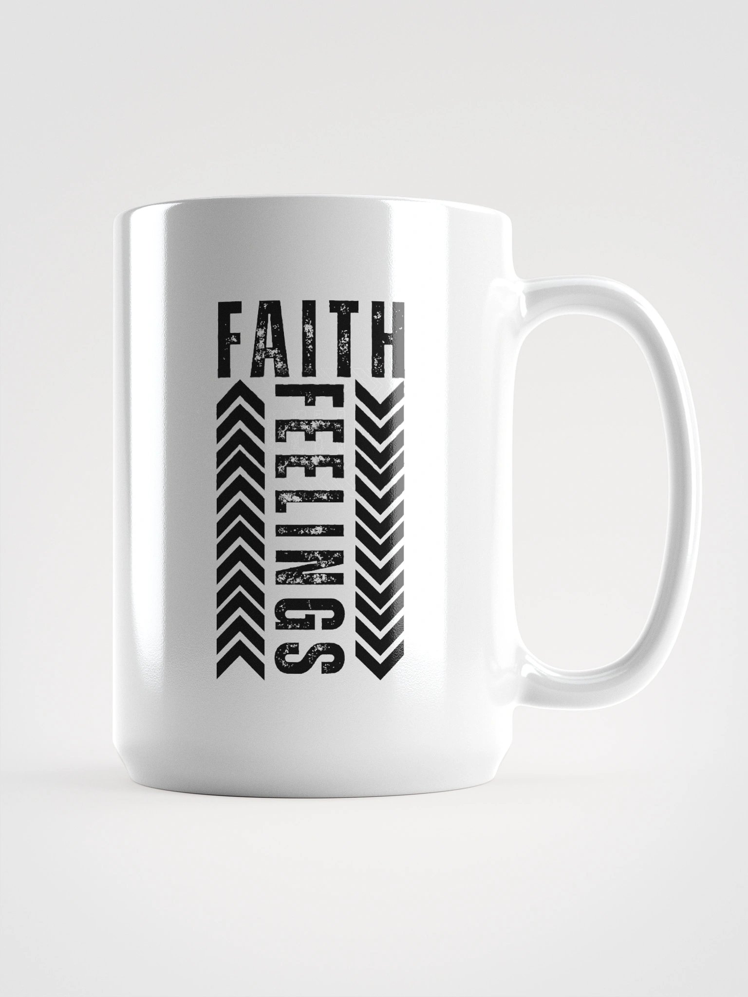 Faith Feeling Faith-Based Glossy White Ceramic Mug product image (2)