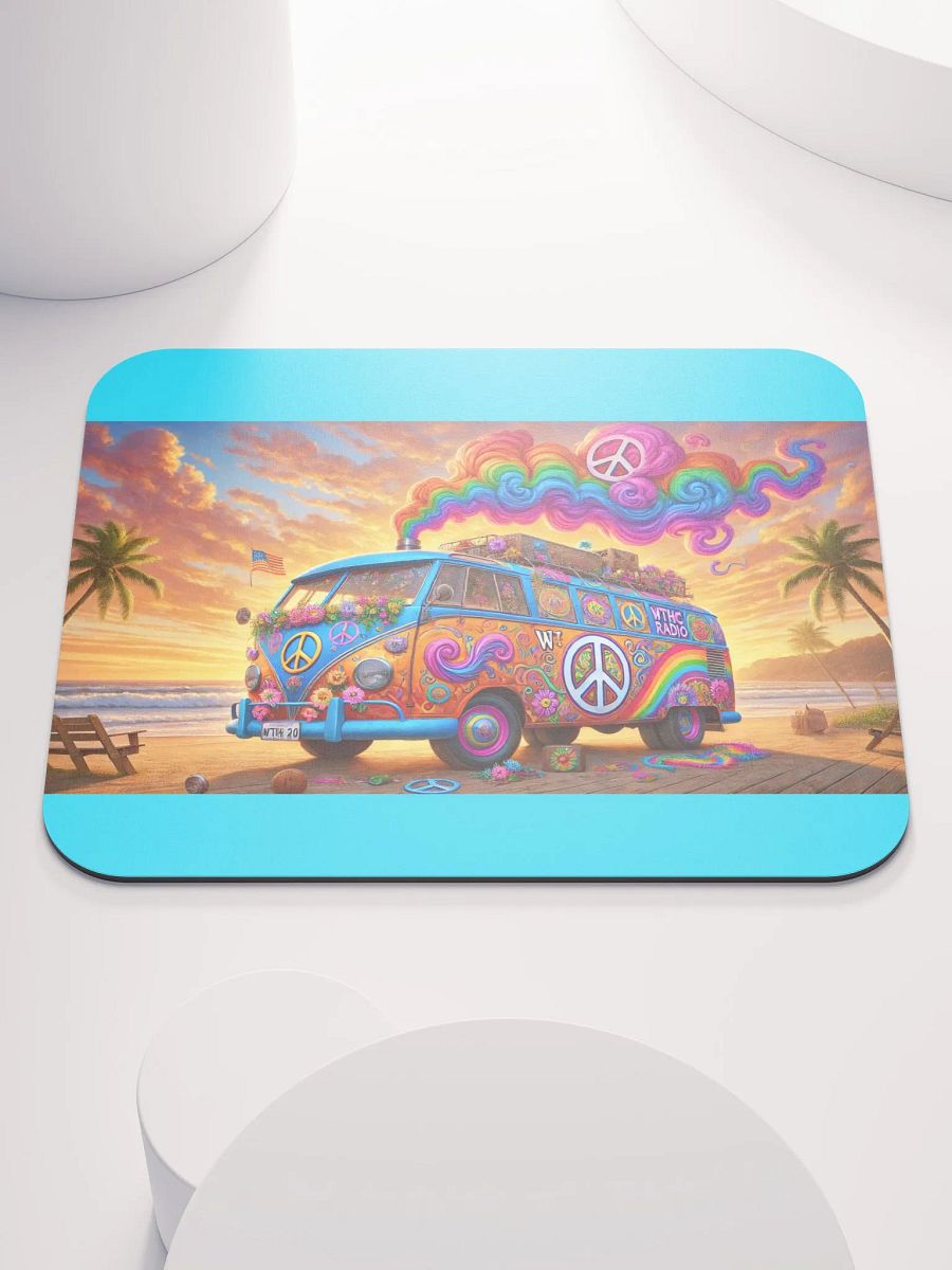 Da Psychedelic Beach Van Mouse Pad product image (1)