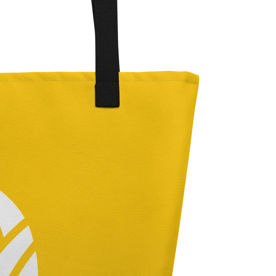 Yellow Knitting Tote Bag product image (9)