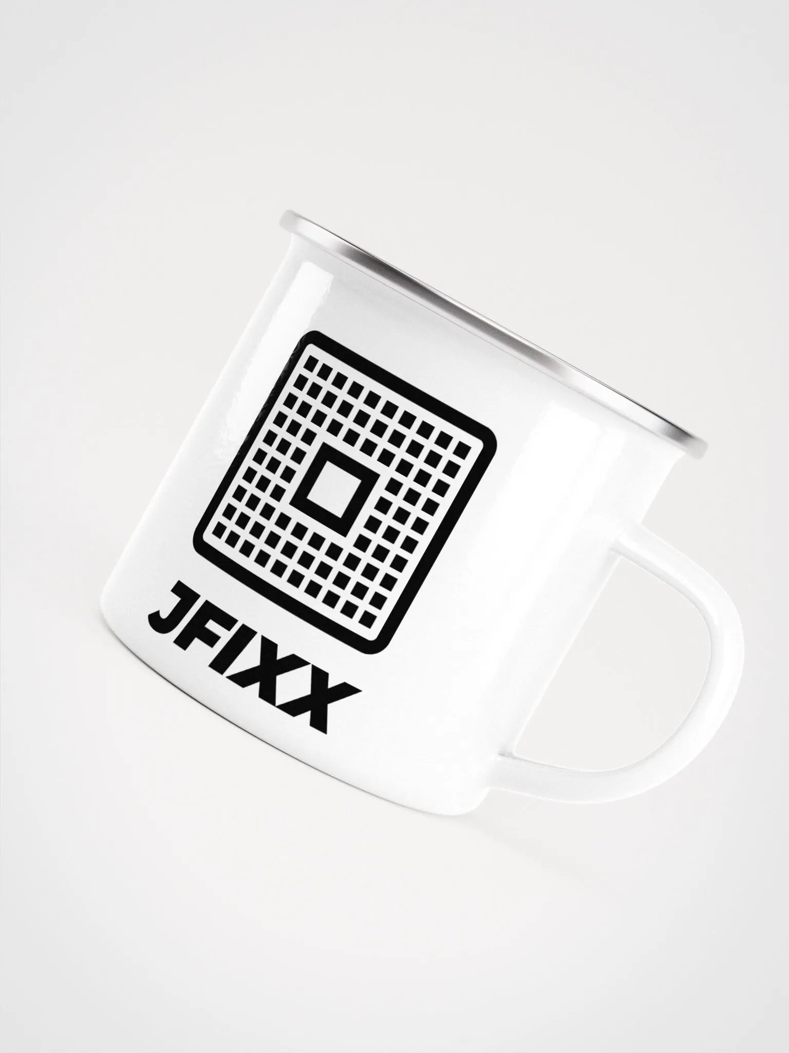 JFIXX White Enamel Mug product image (2)