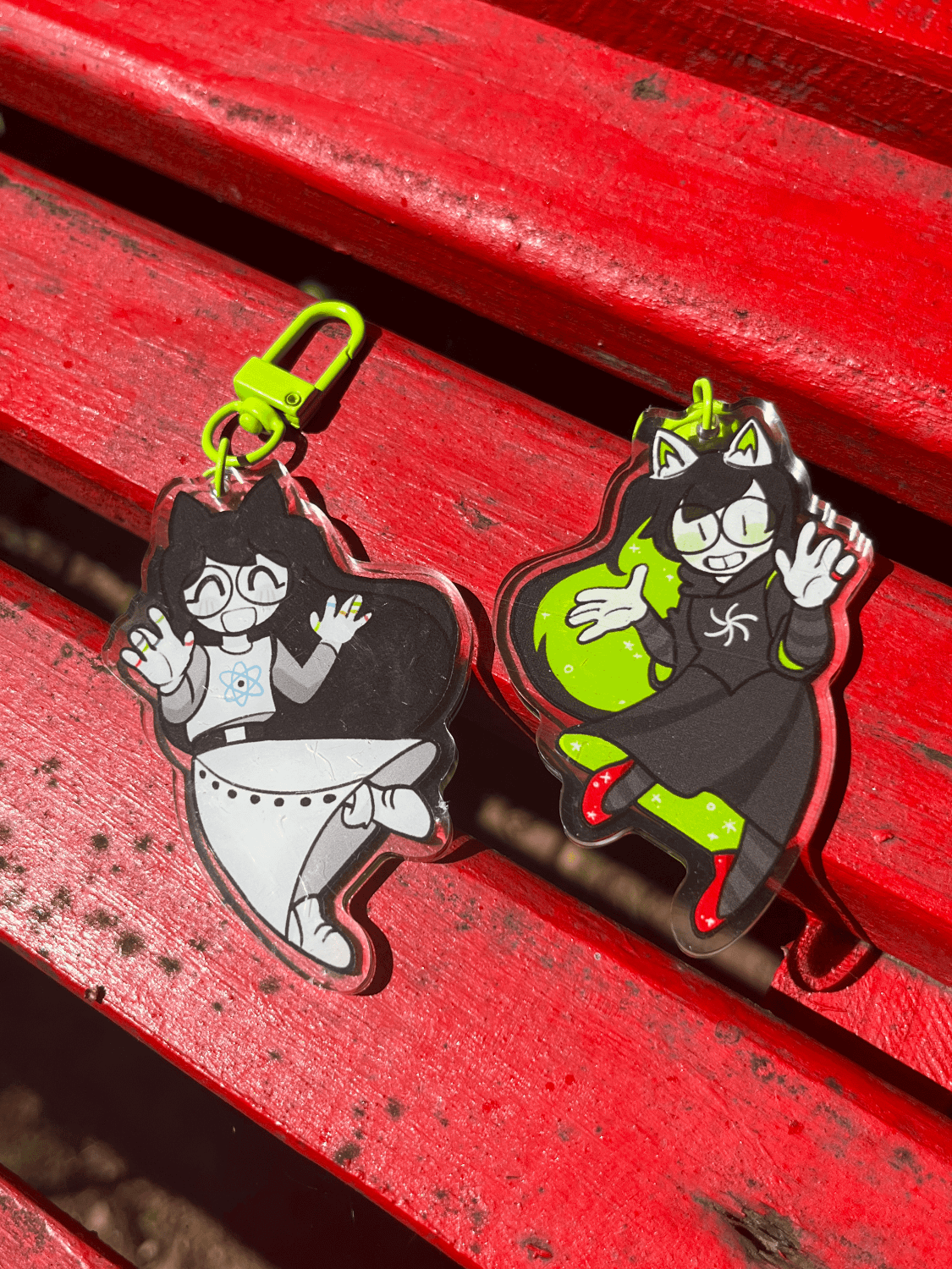 [PRE-ORDER] Homestuck - Jade Harley Acrylic Charm product image (2)