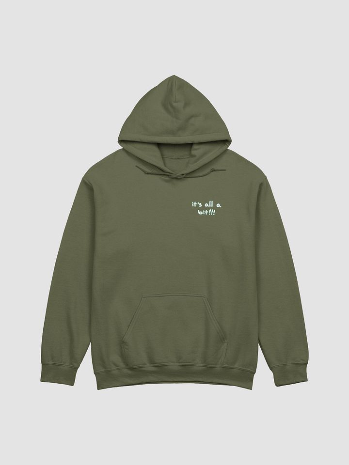 “It’s all a bit!!!” (sm. lined design, #527453) classic hoodie product image (50)