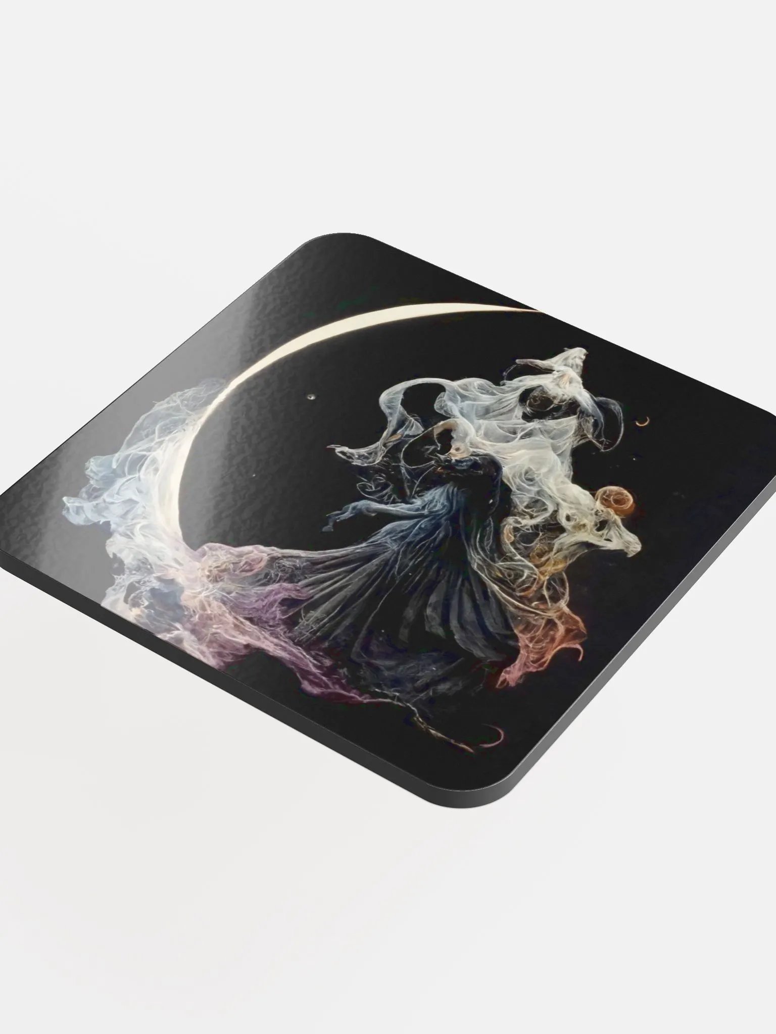 Lunar Dance Glossed Cork Coaster product image (4)