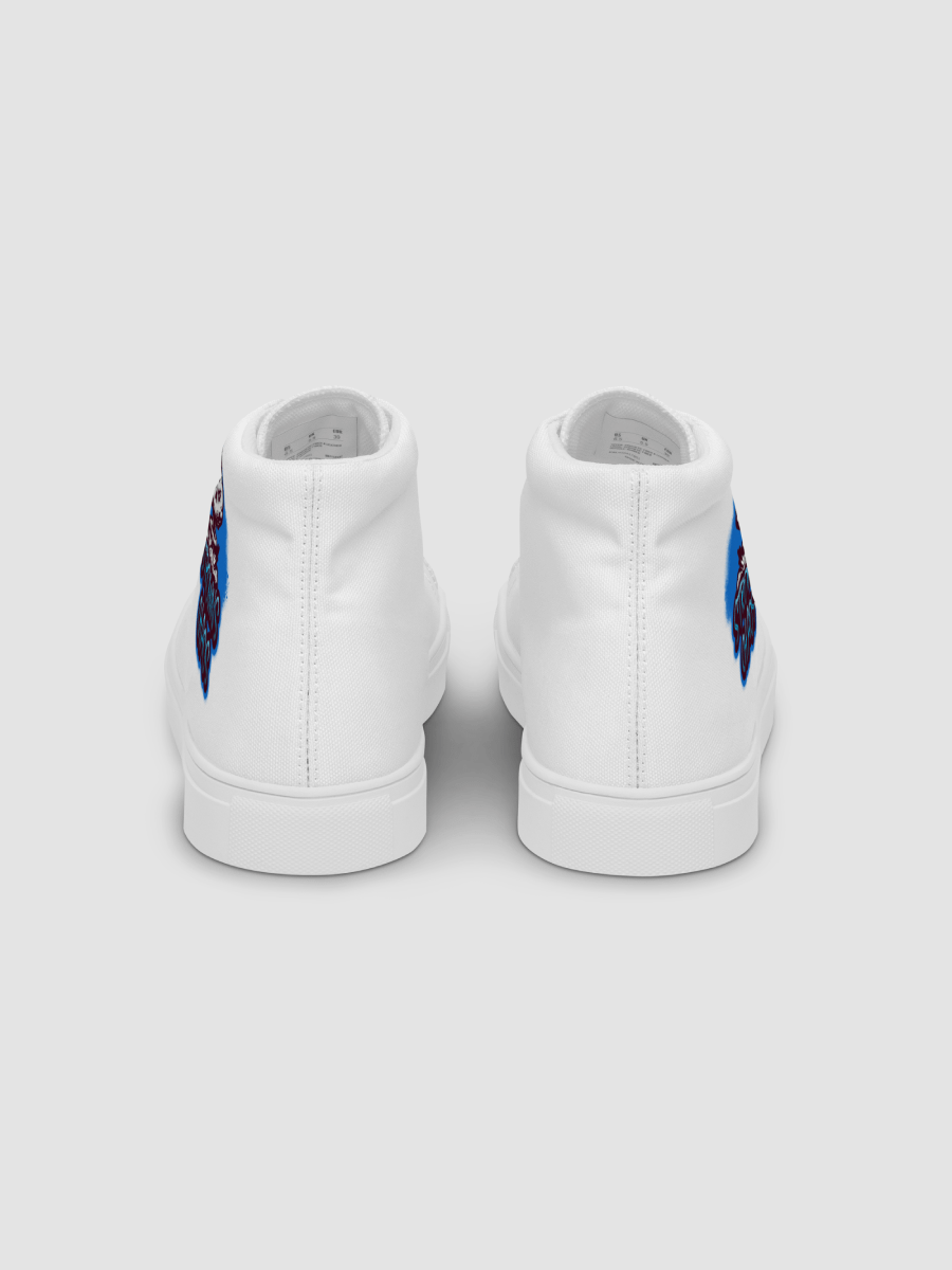 [strowns_chaos] Women;s High Top Canvas Shoes (White) product image (6)