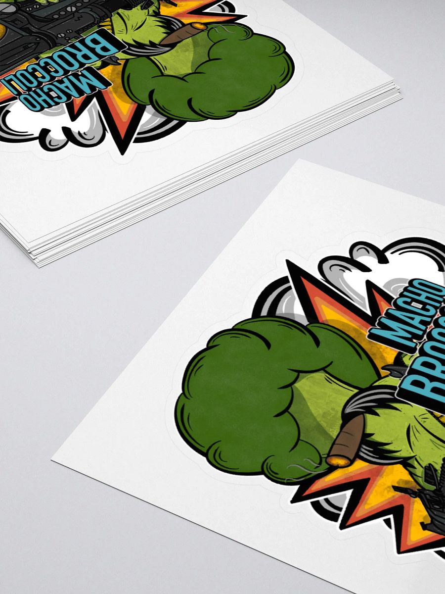 Macho Broccoli 2.0 Sticker product image (4)