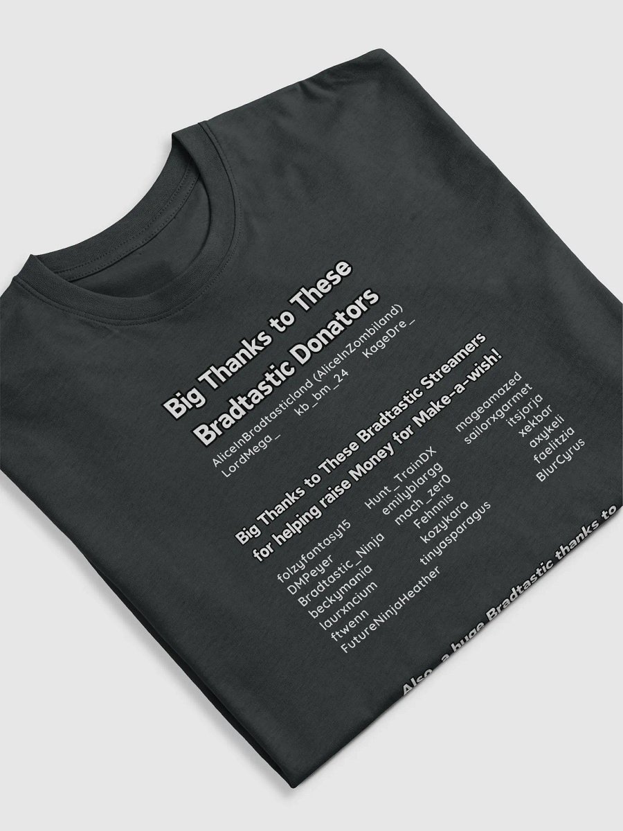 Make-a-wish 2023 Bradtastic Thanks t-shirt product image (5)