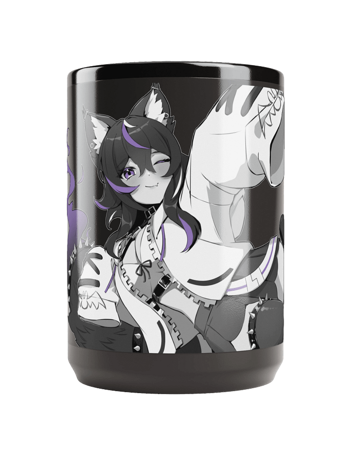 Mystic Fox Black Glossy Mug product image (1)