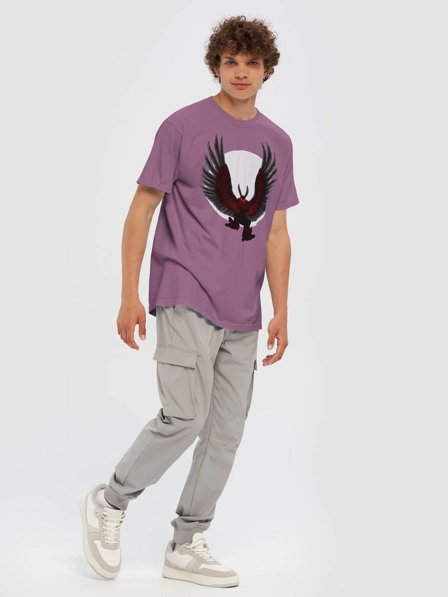Mothman Moon Rise Heavyweight Shirt product image (38)