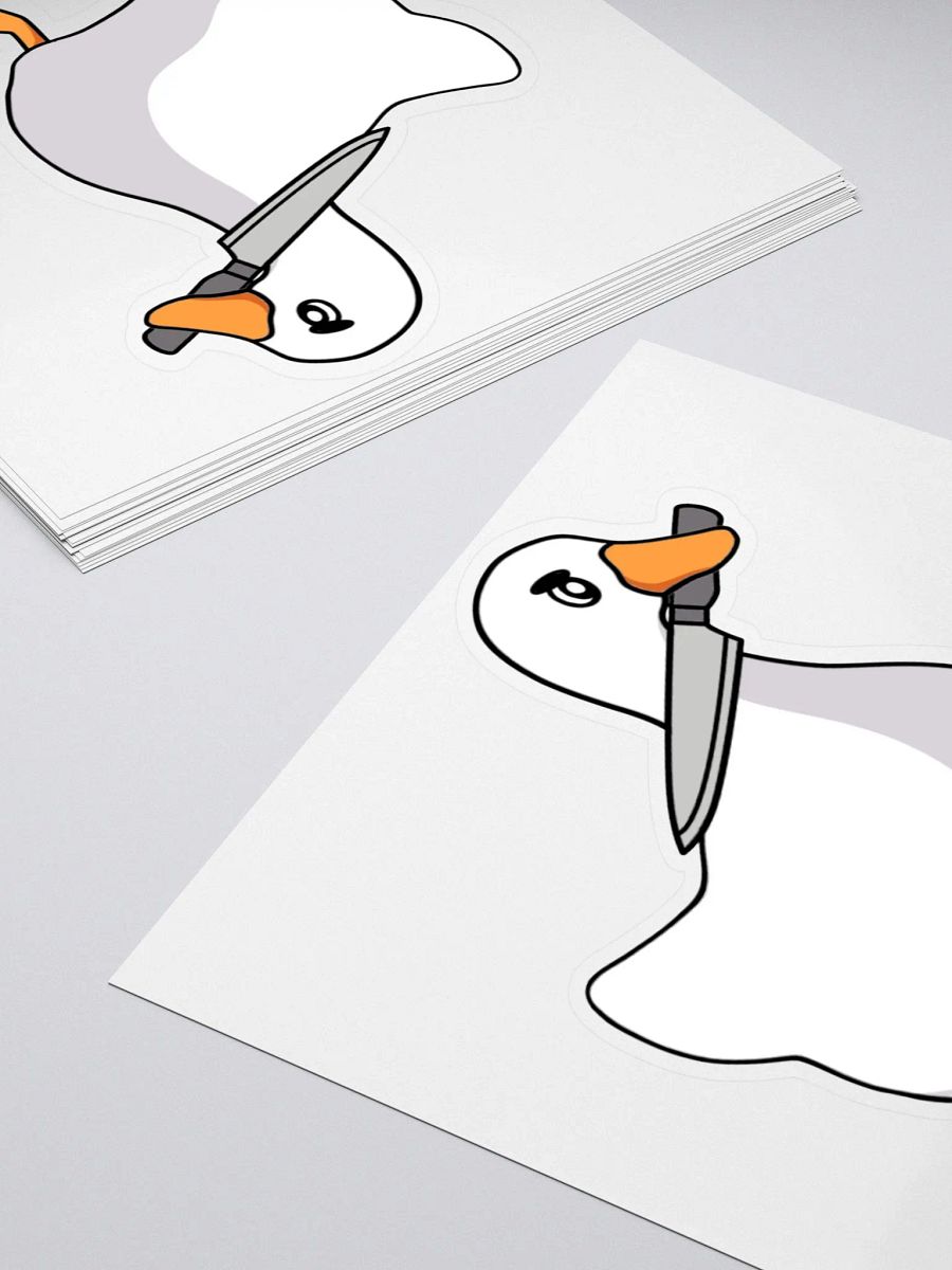 Knife Goose Sticker product image (4)